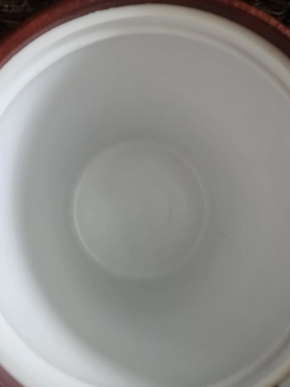 Mid Century Ice Bucket with Black and White Diagonal Stripe